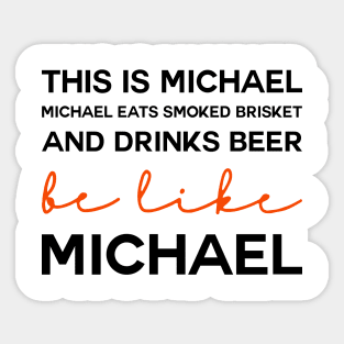 This Is Eats Smoked Brisket And Drinks Beer Bbq Pit Boys Black Sticker